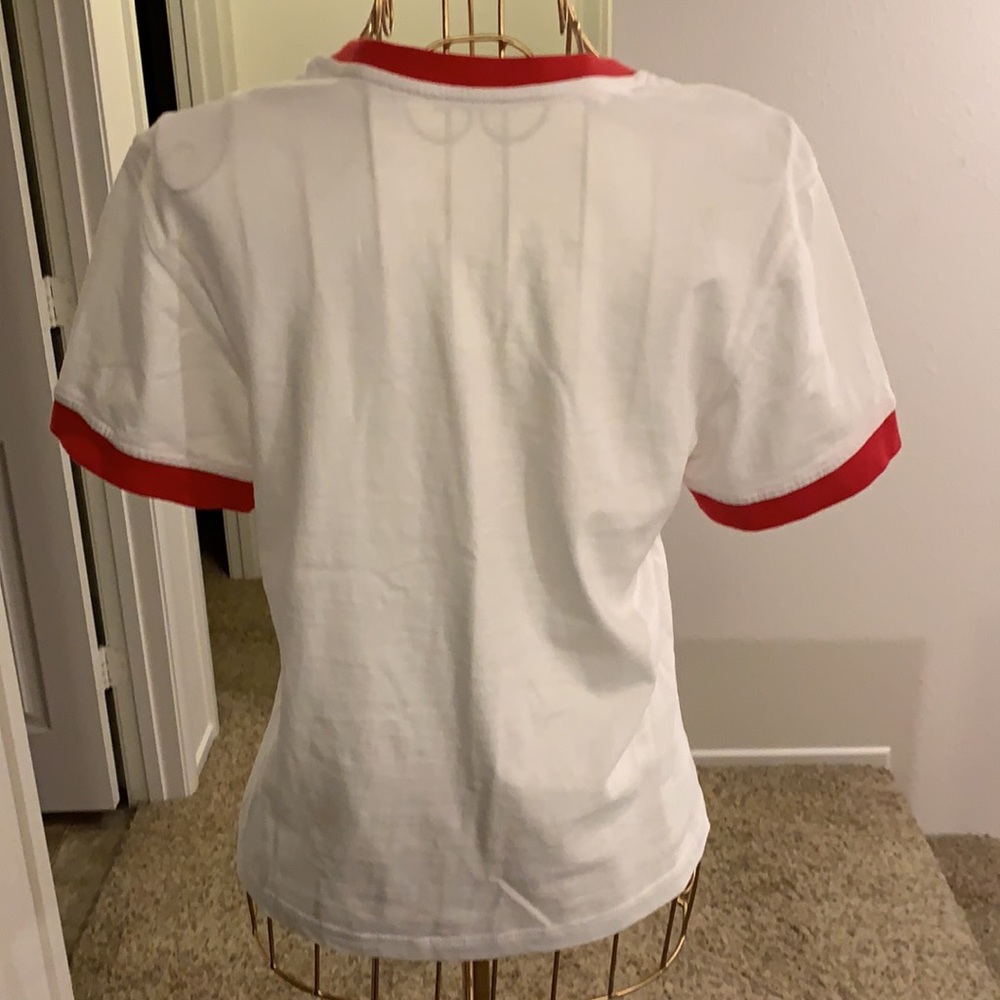 Solid And Striped Ringer Tee - image 2